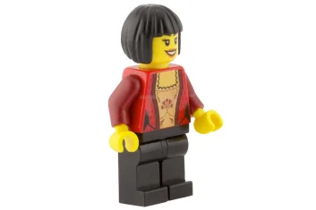 LEGO Mama im Weihnachtsoutfit
