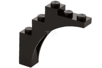 LEGO Stein 1 x 5 x 4 Halbbogen - Durchgehender Bogen