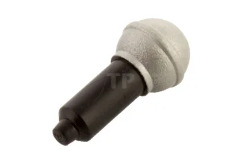 LEGO Minifig, Utensil Microphone with Metallic Silver Top