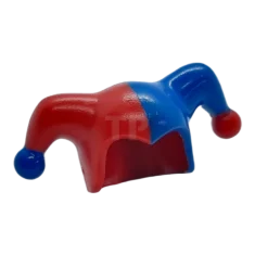 LEGO Minifig, Headgear Jester's Cap with Blue Left Side and Blue…