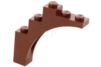 LEGO Brick 1 x 5 x 4 Half Arch - Continuous…