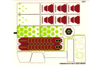 LEGO Sticker for Set 70703