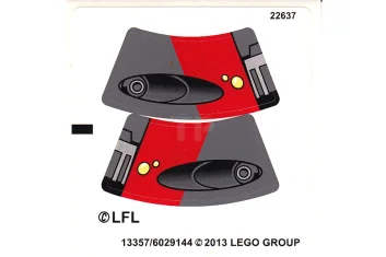 LEGO Sticker for Set 75001