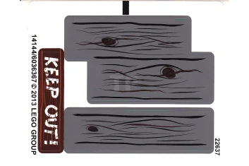 LEGO Sticker for Set 79110