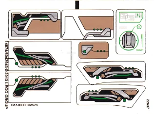 LEGO Sticker for Set 76009