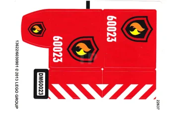 LEGO Sticker for Set 60023 - Sheet 1