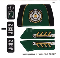 LEGO Sticker for Set 76006