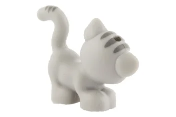 LEGO Gatto in piedi che guarda a sinistra con occhi verde…