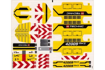 LEGO Pegatina para Set 42009