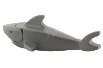 LEGO Shark with Rounded Nose (Complete Assembly)