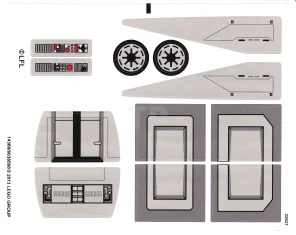 LEGO Autocollant pour l'ensemble 75019