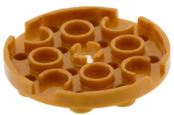 LEGO Plate, Round 4 x 4 with Hole