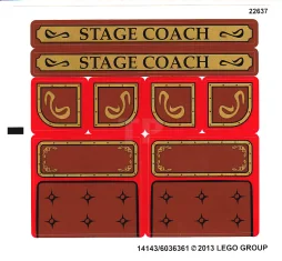 LEGO Sticker for Set 79108