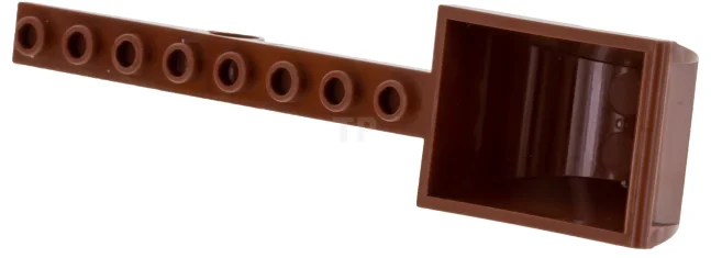 LEGO Plate, Modified 1 x 8 with Hole and Bucket (Catapult)