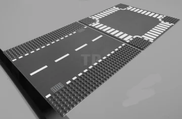 LEGO Straight & Crossroad Plates