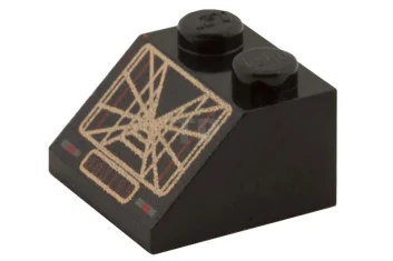 LEGO Pente 45° 2 x 2 avec tranchée SW Schéma informatique.