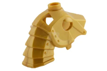 LEGO Horse Battle Helmet, Stud on Top and 4 Neck Plates…