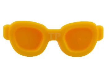 LEGO Hair Decoration, Glasses Oval Shaped with Pin