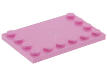 LEGO Tile 4 x 6 with Studs on Edges