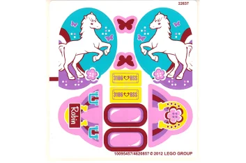 LEGO Autocollant pour l'ensemble 3186