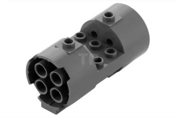 LEGO Cylinder 3 x 6 x 2 2/3 Horizontal