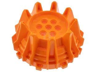 LEGO Wheel Hard Plastic with Small Cleats and Flanges
