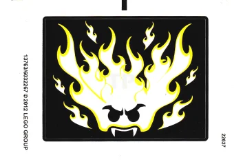 LEGO Sticker for Set 9464 (Non Glow In The Dark Version)