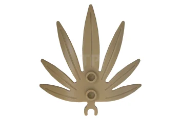 LEGO Plant Leaves 6 x 5 Swordleaf with Clip (thick open…