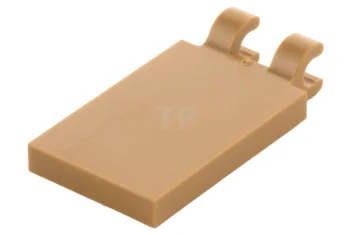 LEGO Fliese, modifiziert 2 x 3 mit 2 Clips (dicke offene…