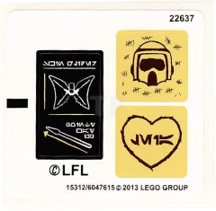 LEGO Sticker voor set 10236