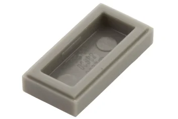 LEGO Piastrelle 1 x 2 con modello di telecomando TV