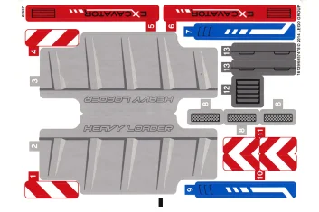 LEGO Adesivo per il set 42023