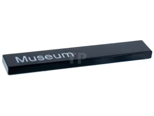 LEGO Tile 1 x 6 with 'Museum' Pattern