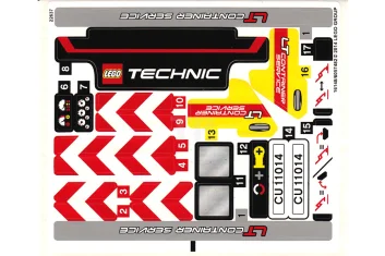 LEGO Aufkleber für Set 42024