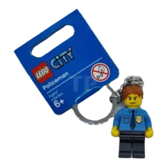 LEGO City Policeman Keychain
