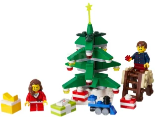 LEGO Decorating the Tree