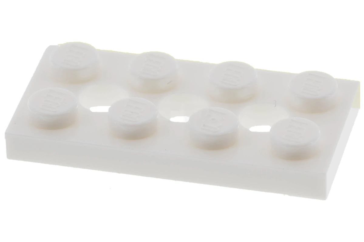 LEGO&reg; 370901 - 3709b - Plate 2 x 4 with 3 Holes