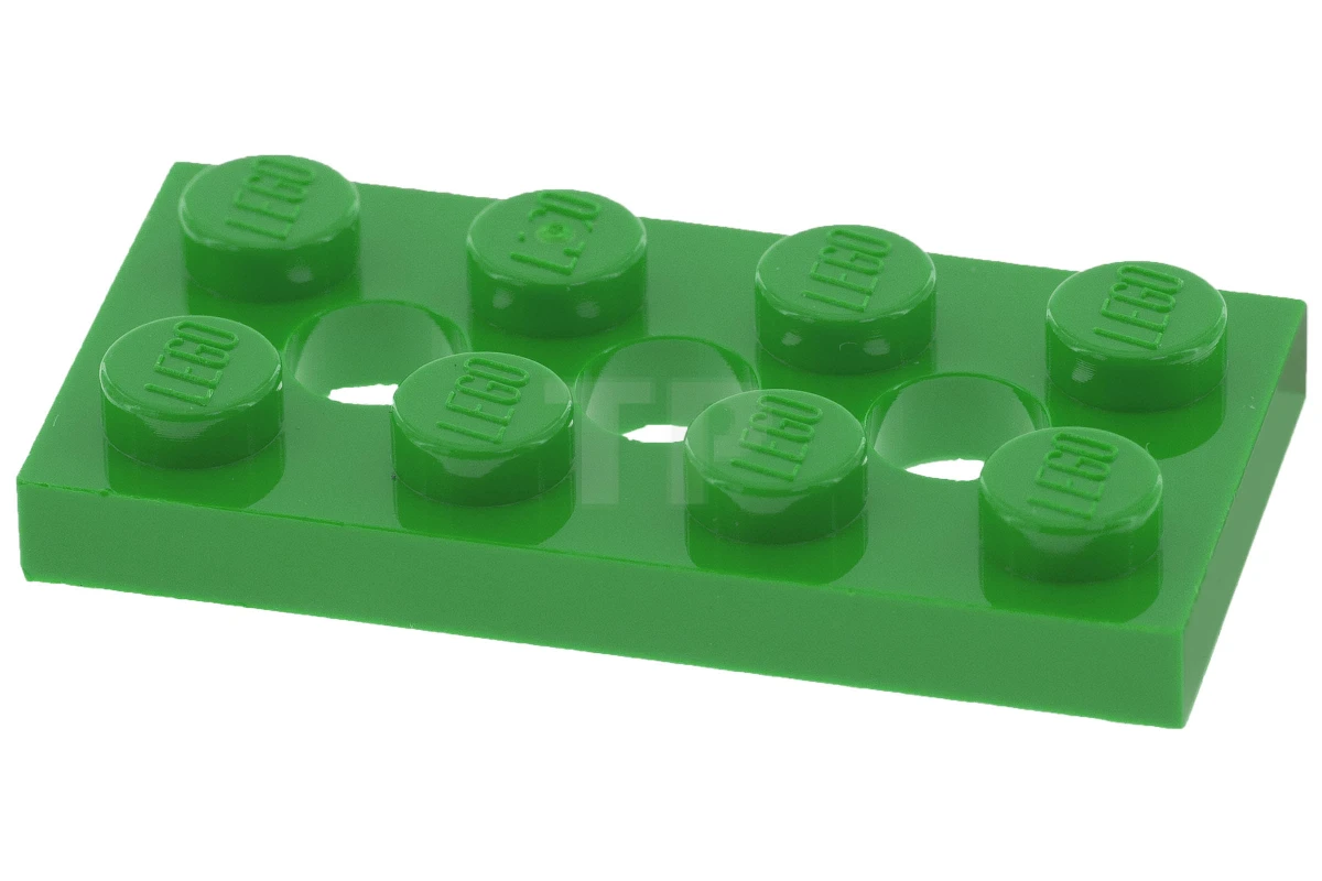 LEGO&reg; 4549434 - 3709b - Plate 2 x 4 with 3 Holes