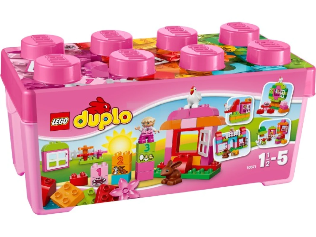LEGO&reg; 10571 All-in-One-Pink-Box-of-Fun