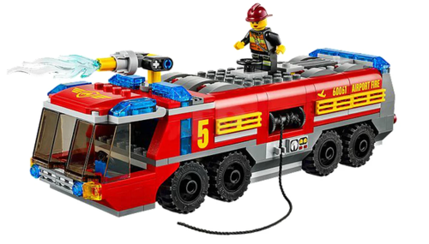 LEGO&reg; 60061 Luchthaven brandweerwagen