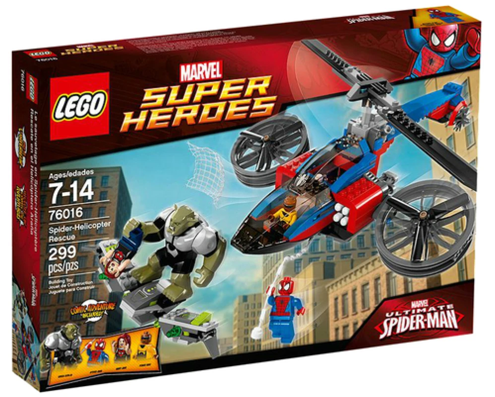 LEGO&reg; 76016 Spider-Helicopter Rescue