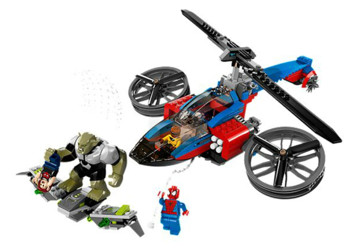 LEGO&reg; 76016 Spider-Helicopter Rescue