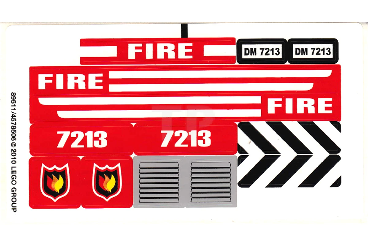 LEGO&reg; 4578506 - Sticker for Set 7213