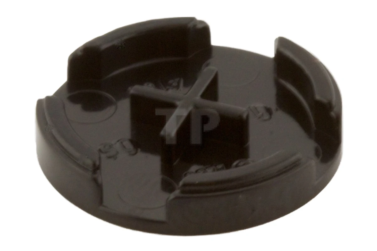 LEGO&reg; 6102561 - 4150pb147 - Tegel, rond 2 x 2 met metallic zilver zaagbladpatroon