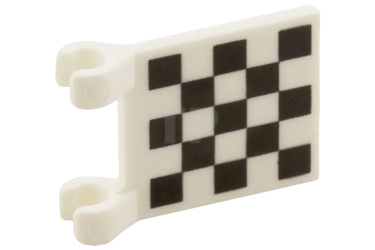LEGO&reg; 2335p03 - 6294458 - Flag 2 x 2 Square with Checkered Pattern (Printed)