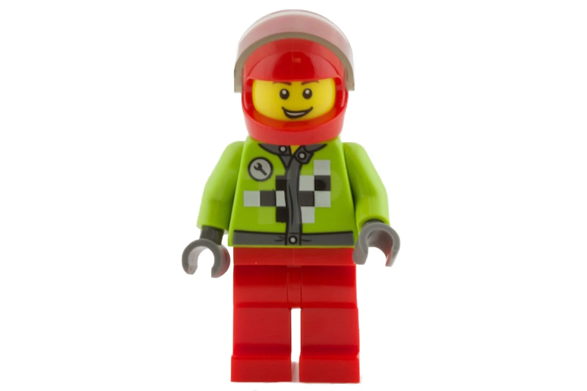 LEGO&reg; rac054 Rallyrijder Nummer 8