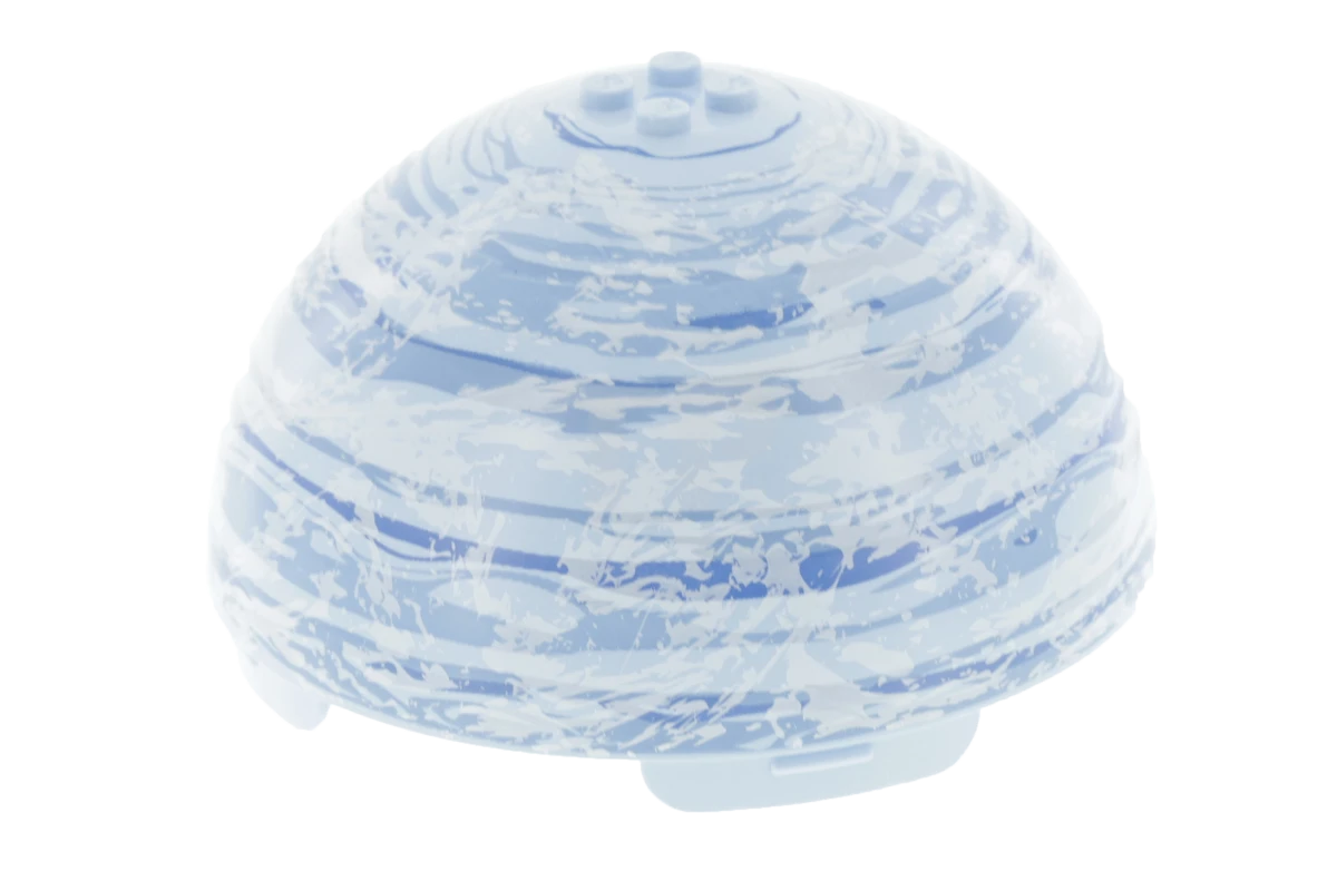 LEGO&reg; 98107pb08 - 6025327 - Cylinder Hemisphere 11 x 11, Studs on Top (Endor)