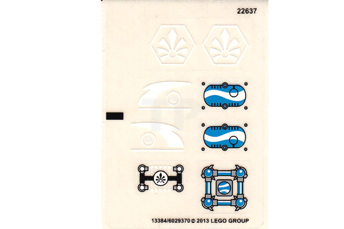 LEGO&reg; 6029370 - Sticker for Set 70013