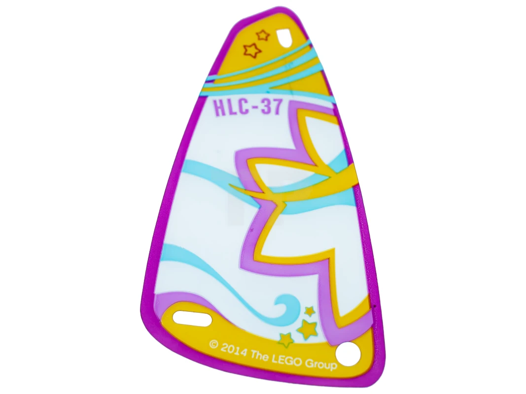 LEGO&reg; 6057926 - 16292 - Plastic Triangle 6 x 12 Sail with HLC-37 Pattern