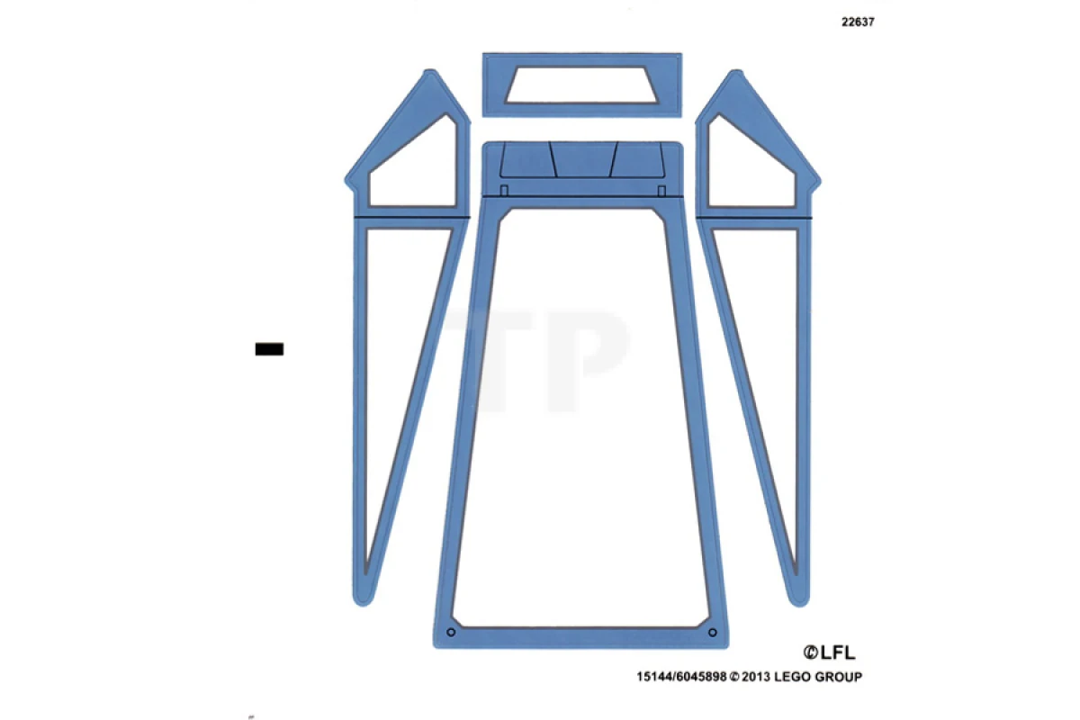 LEGO&reg; 6045898 - Aufkleber für Set 10240 - Blatt 1